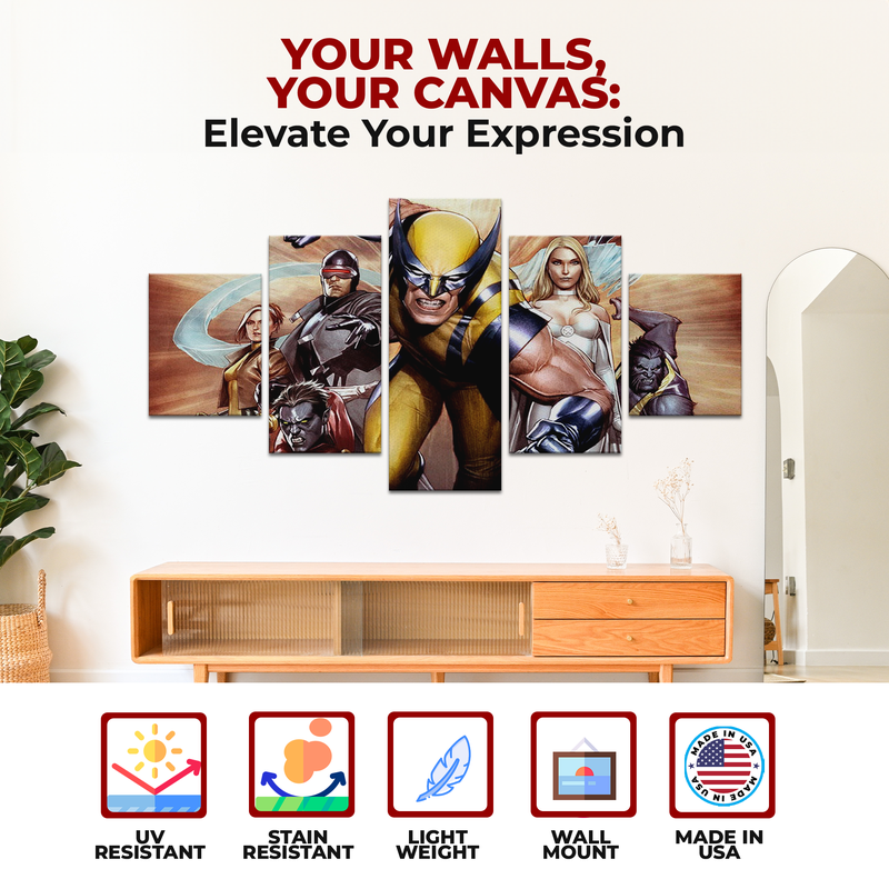 WOLVERINE & X-MEN WALL CANVAS