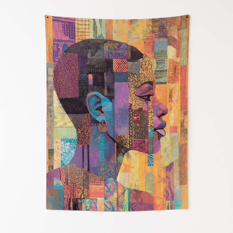 PAN-AFRICAN VIBES WALL TAPESTRY