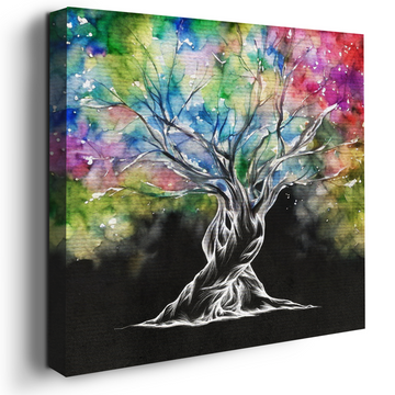 TWISTING LOVE TREE CANVAS
