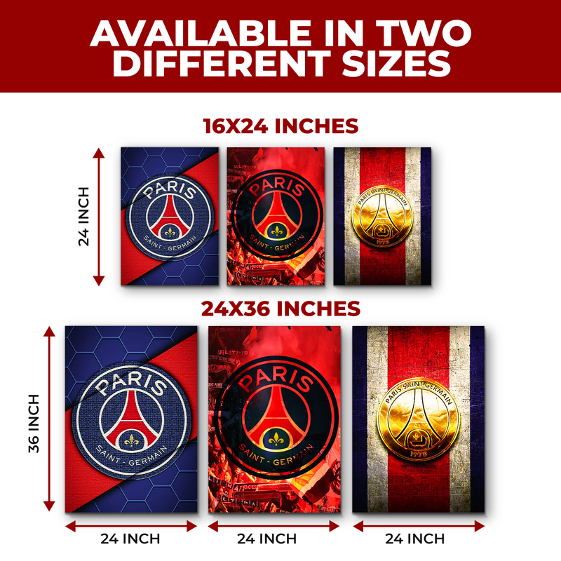 PARIS SAINT-GERMAIN FC WALL CANVAS