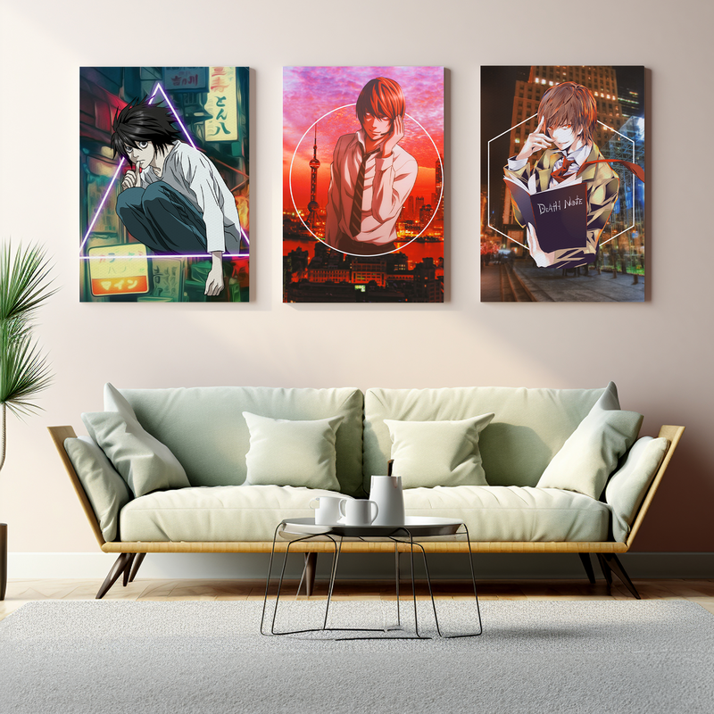 DEATH NOTE WALL CANVAS
