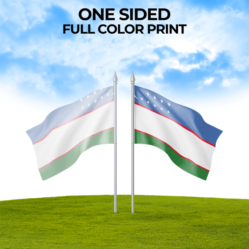 UZBEKISTAN FLAG