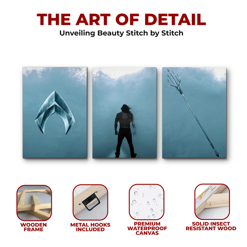 AQUAMAN WALL CANVAS