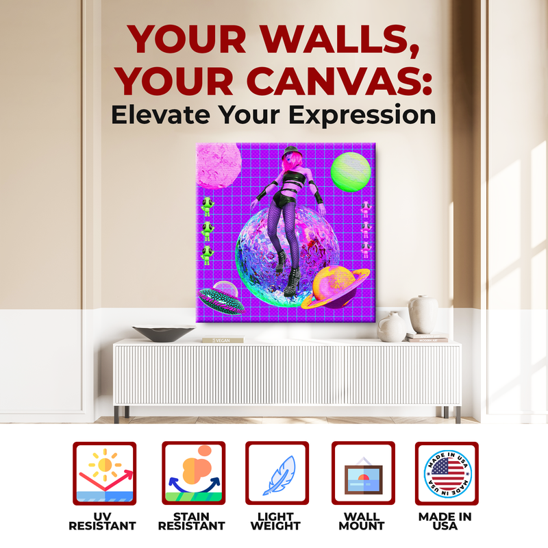 SPACE TRAVELLER DECOR CANVAS