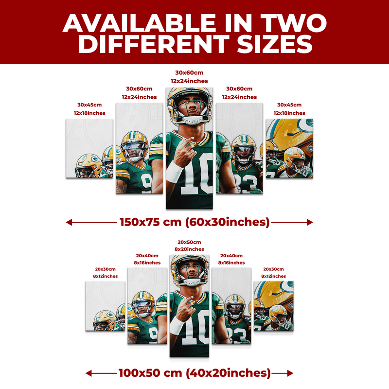 GREEN BAY TEAM CANVAS