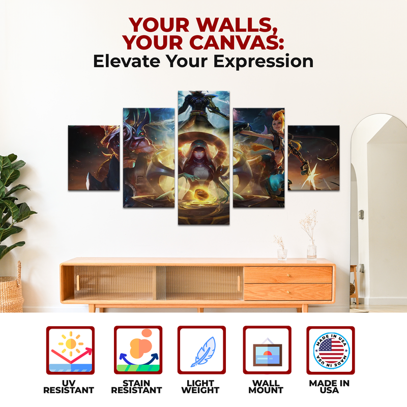 LEAGUE OF LEGENDS WALL CANVAS