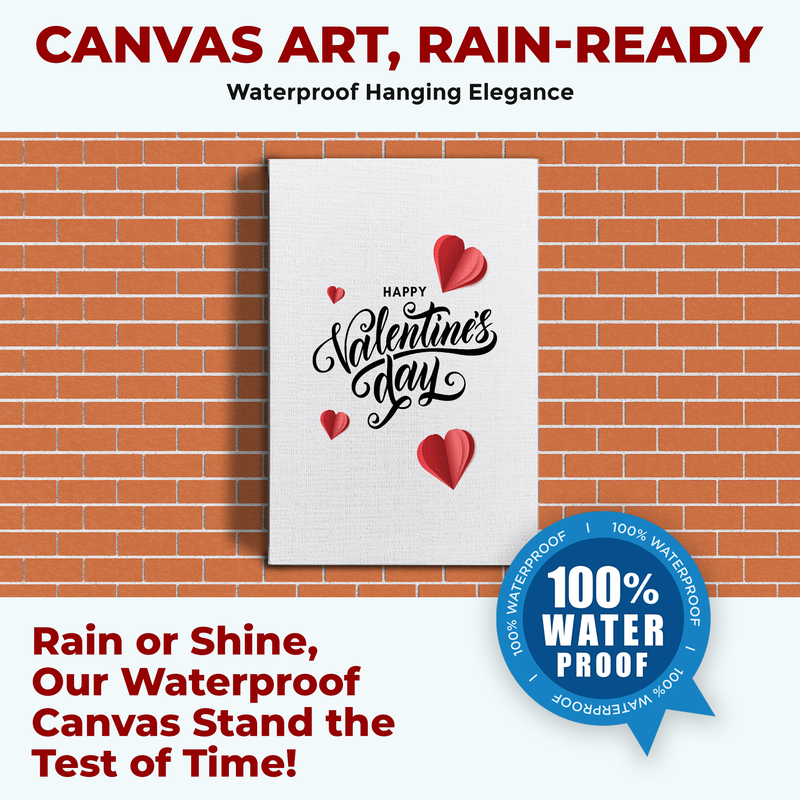 HAPPY VALENTINE'S DAY CANVAS DECOR