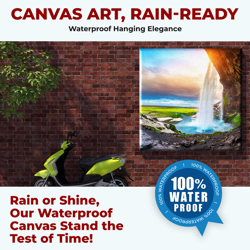 WATERFALL WALL CANVAS DECOR