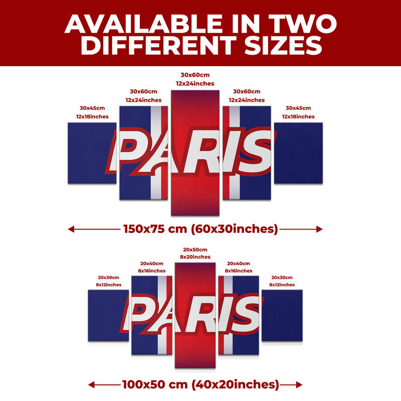PARIS SAINT-GERMAIN URBAN DECOR CANVAS