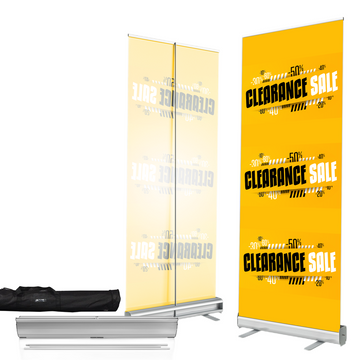 CLEARANCE SALE BANNER RETRACTABLE