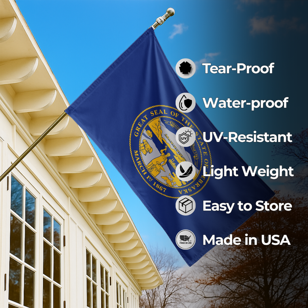 NEBRASKA STATE FLAG