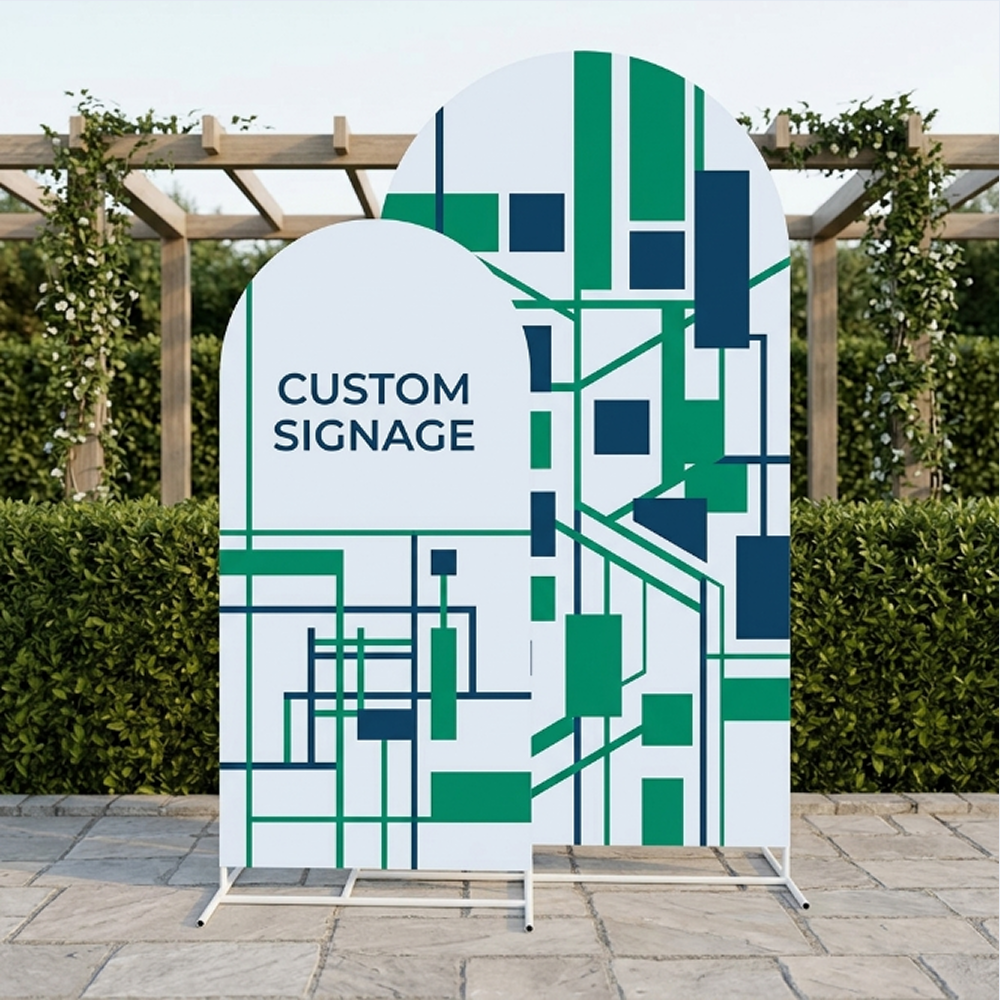 DC Custom Arch Backdrop Cover, Double Sided Custom Arch Covers