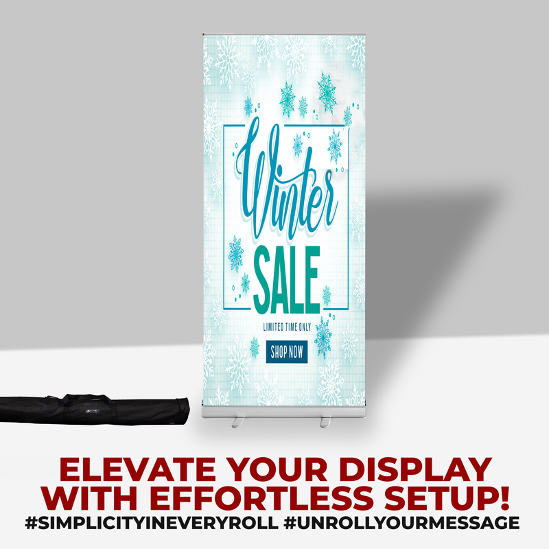 WINTER SALE BANNER RETRACTABLE