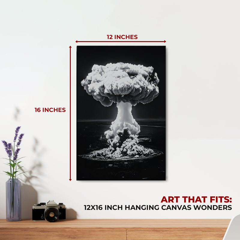 ATOM BOMB CANVAS DECOR