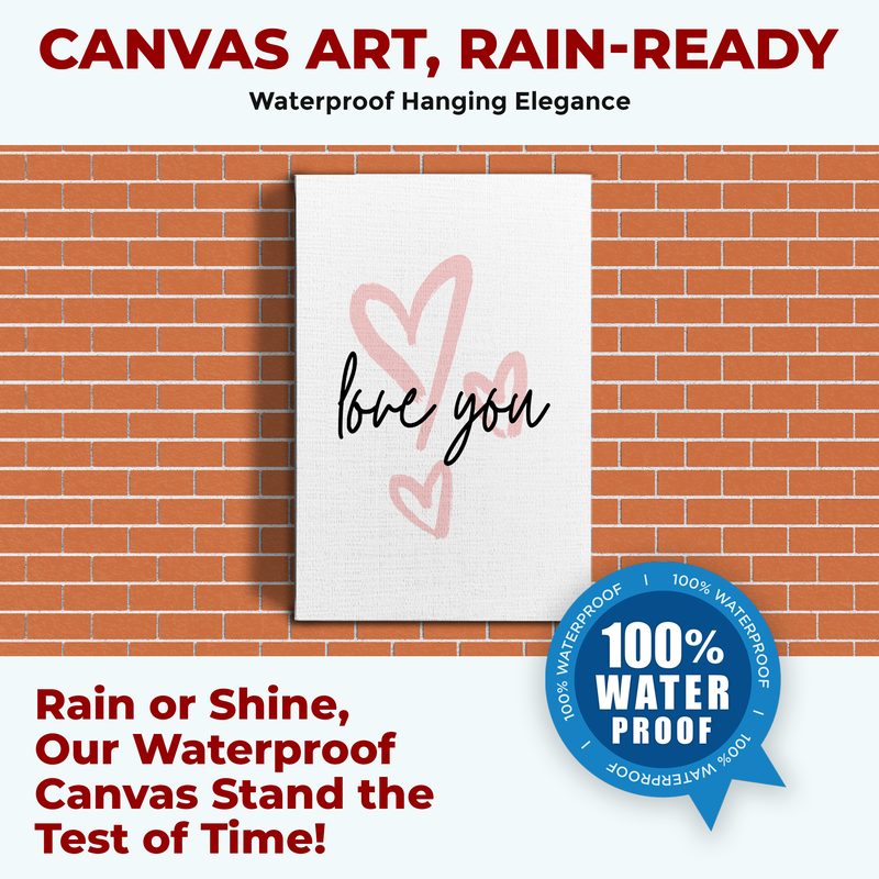 LOVE YOU CANVAS DECOR