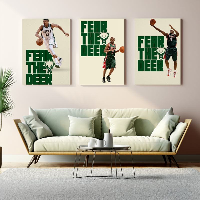 ANTETOKOUNMPO/ BUCKS WALL CANVAS