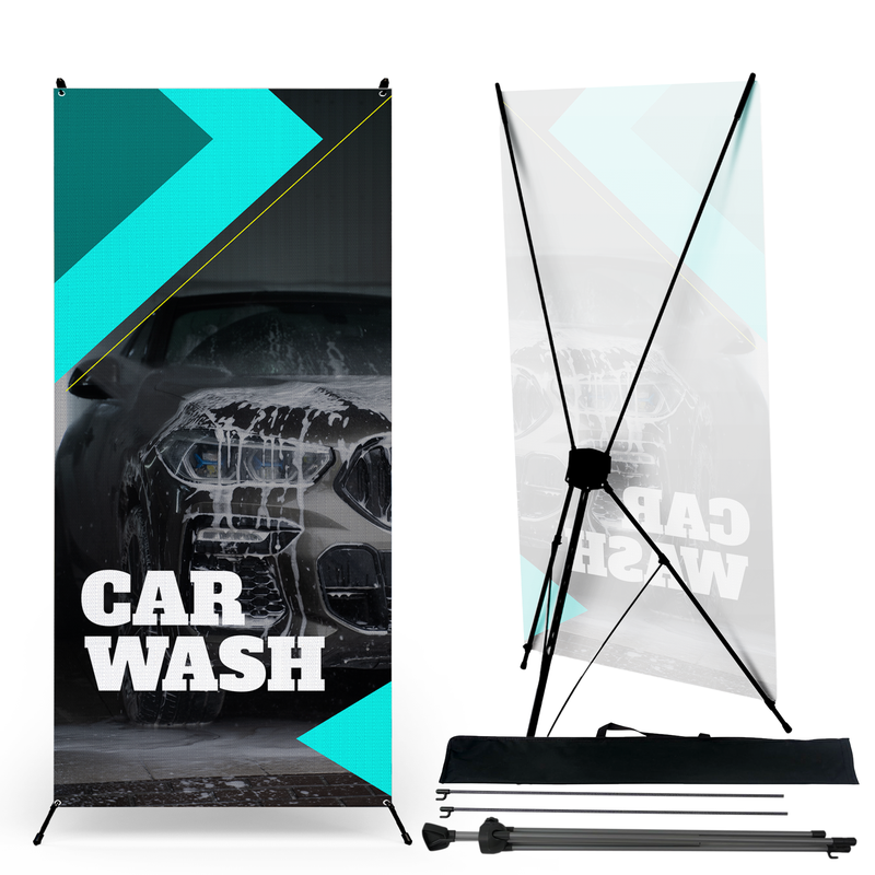 CAR WASH X-BANNER