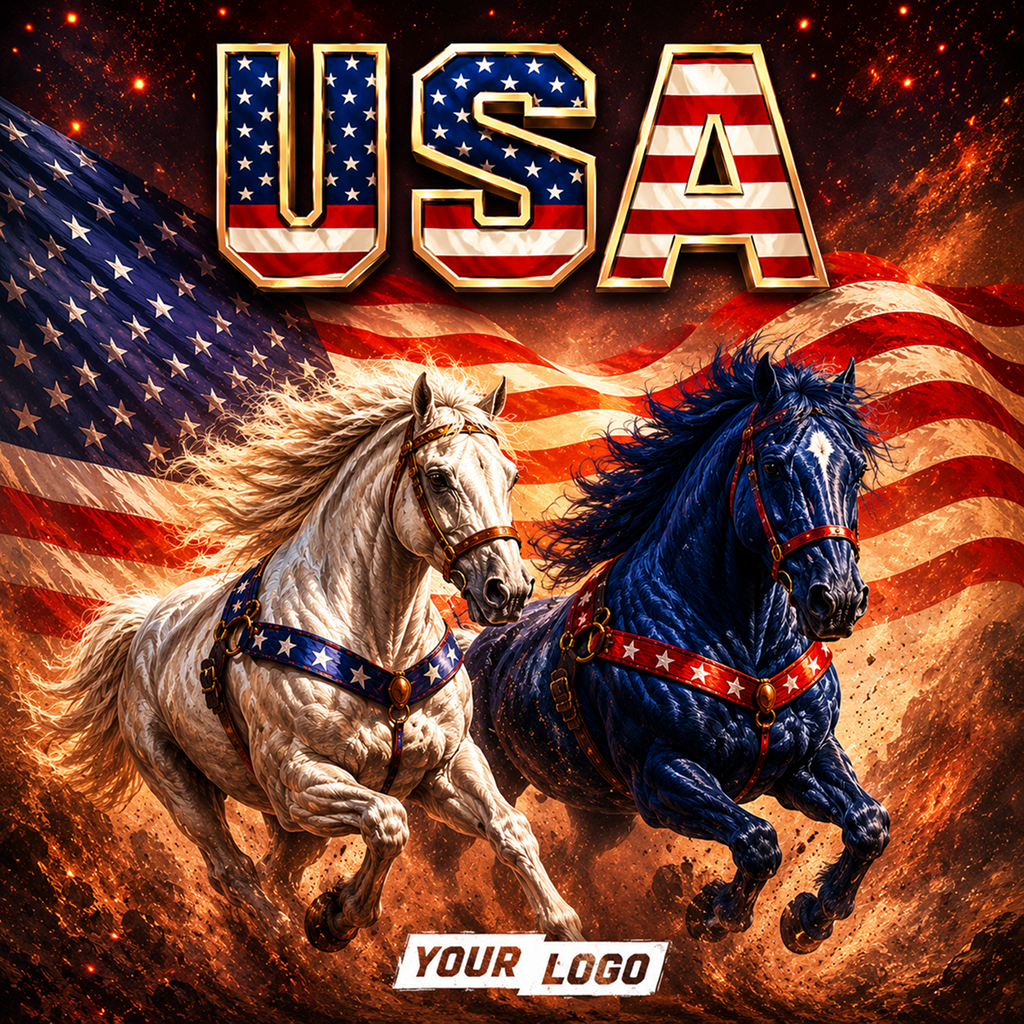 Pre Design 250th 4th of July Table Runner