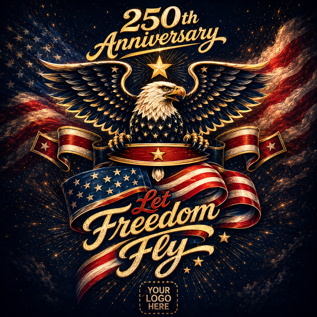 Pre Design 250th 4th of July Table Runner