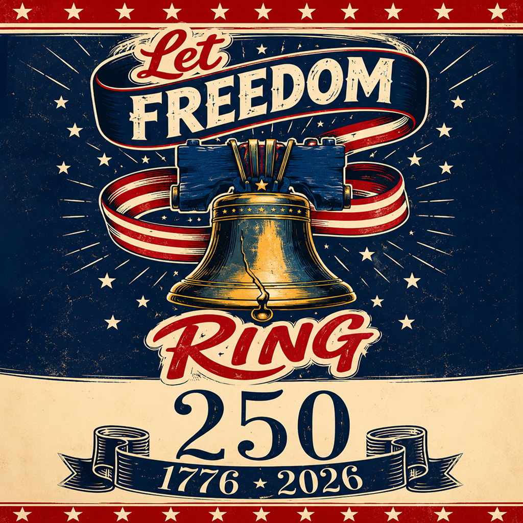 Pre Design 250th 4th of July Table Runner