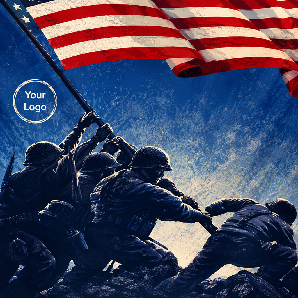 Pre Design 250th 4th of July Wall Tapestry