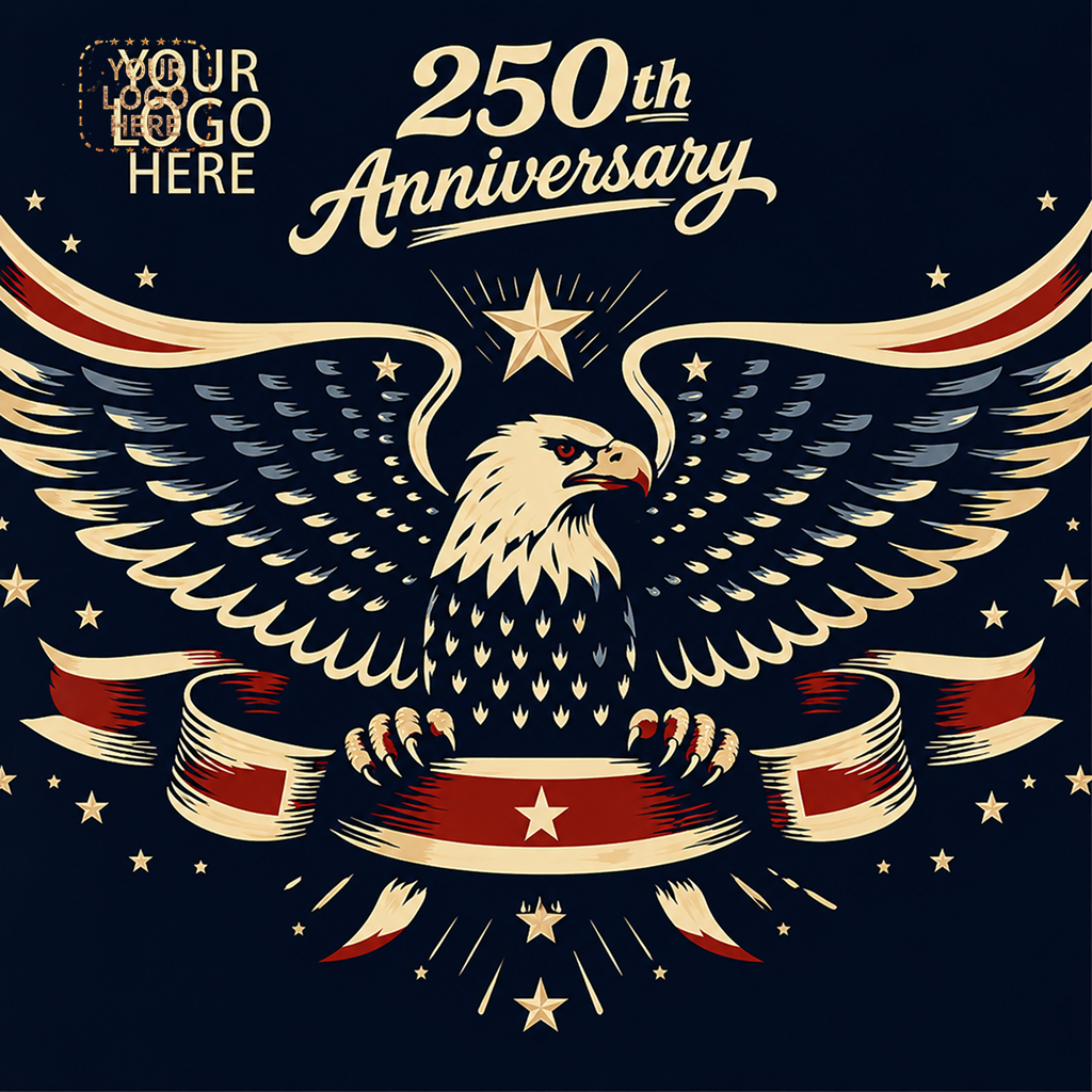 Pre Design 250th 4th of July Wall Tapestry
