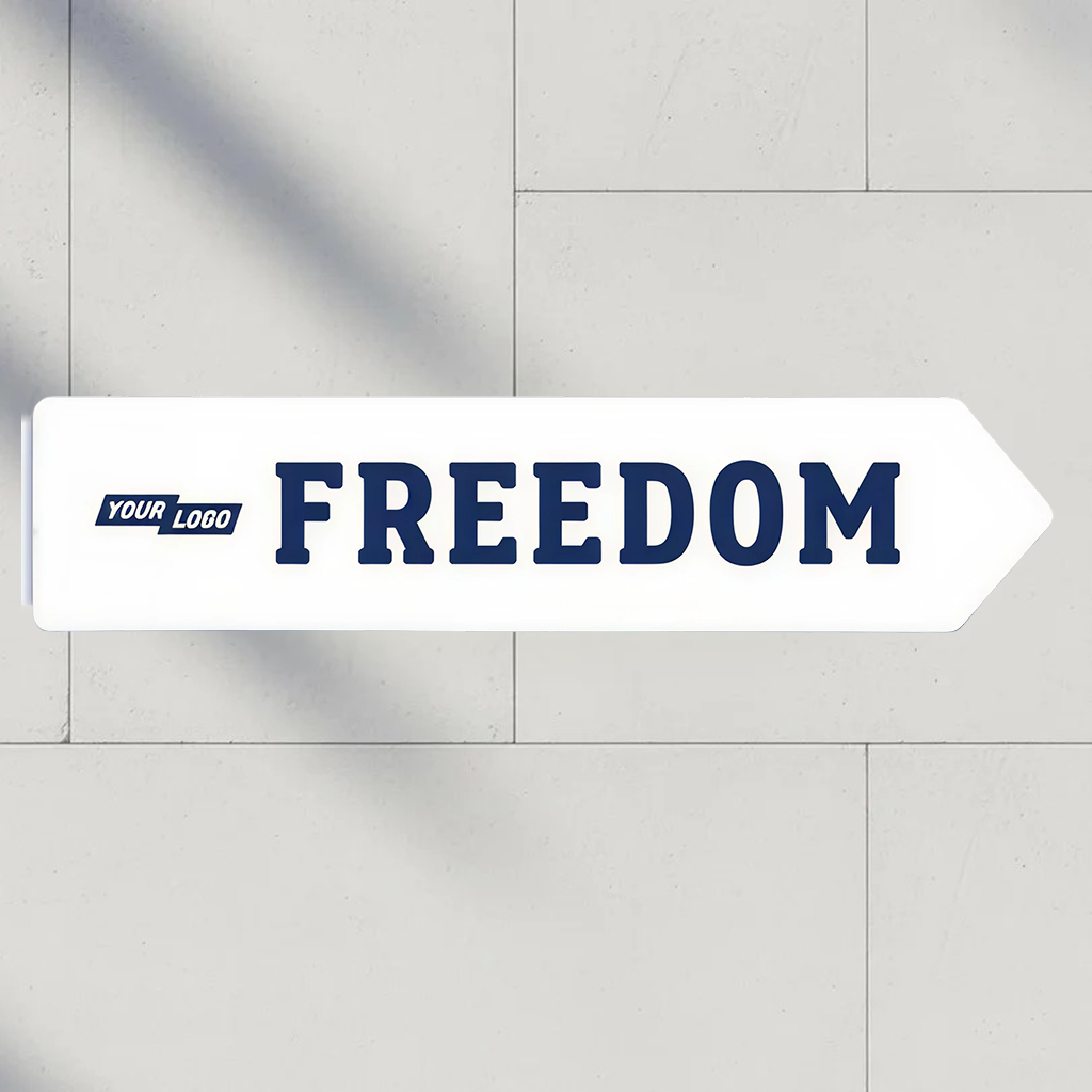 Per Design 250th 4th of July Metal Arrow Sign