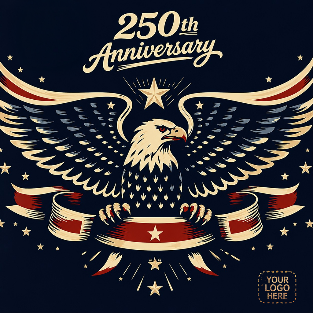 Pre Design 4th of July Car Magnet Sign