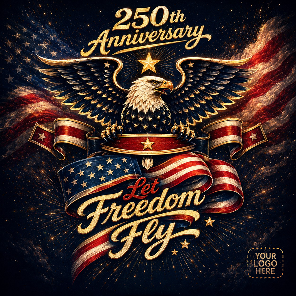 Per Design 250th 4th of July Metal Wall Art