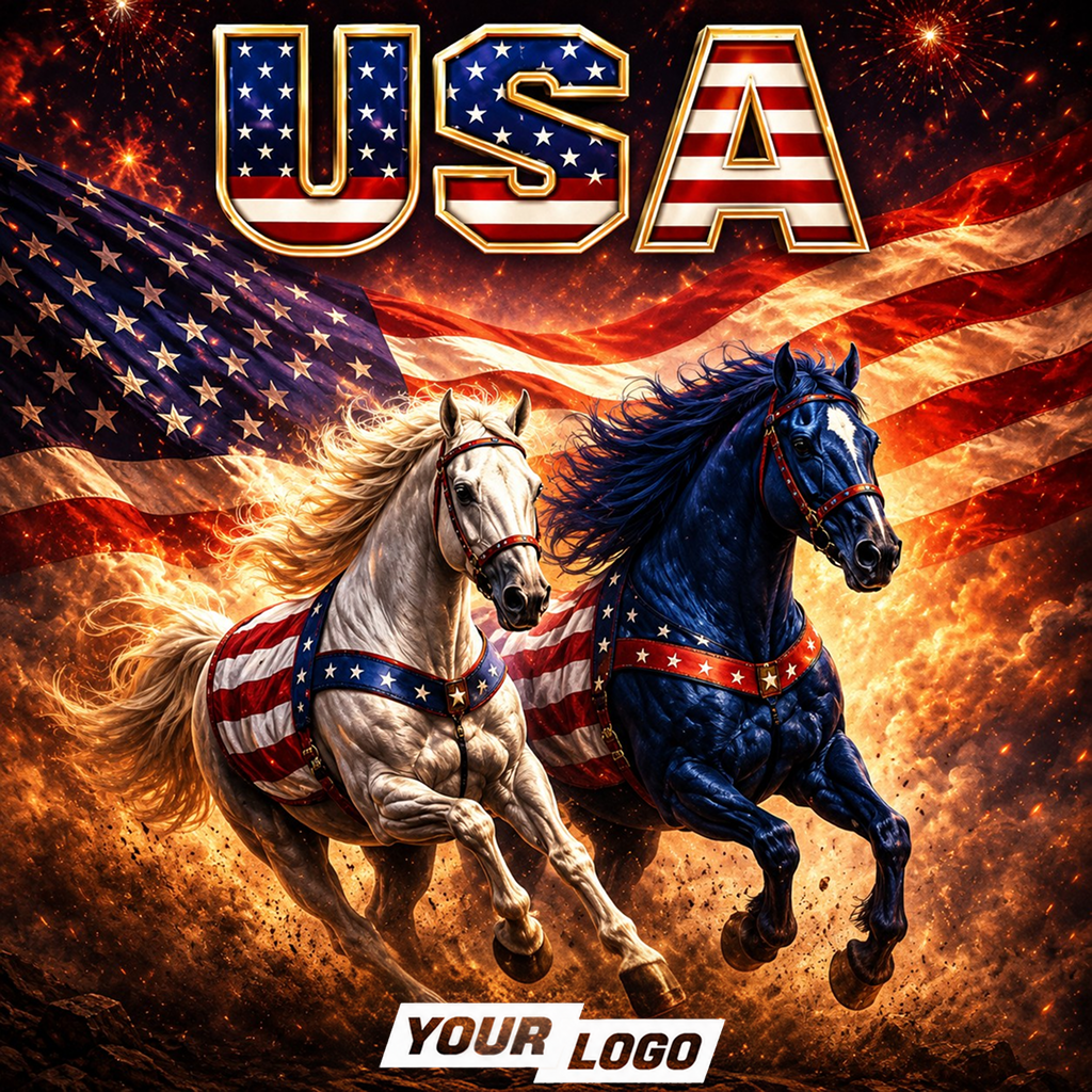 Per Design 250th 4th of July Hanging Canvas Wall Art 16x35