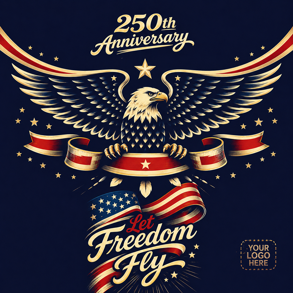 Per Design 250th 4th of July Hanging Canvas Wall Art 16x35