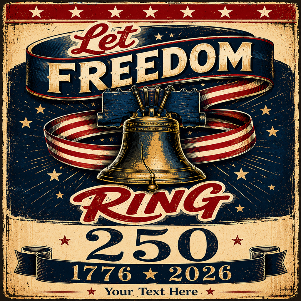 Per Design 250th 4th of July Hanging Canvas Wall Art 16x35