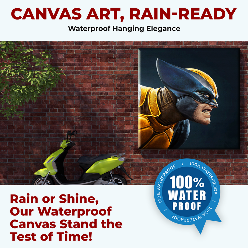 WOLVERINE WALL CANVAS DECOR
