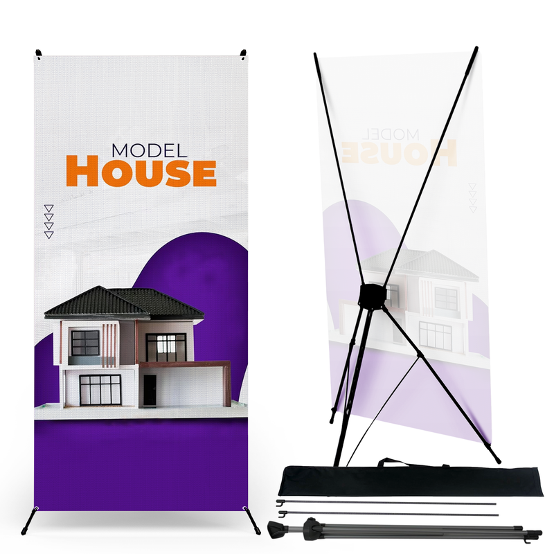MODEL HOUSE X-BANNER