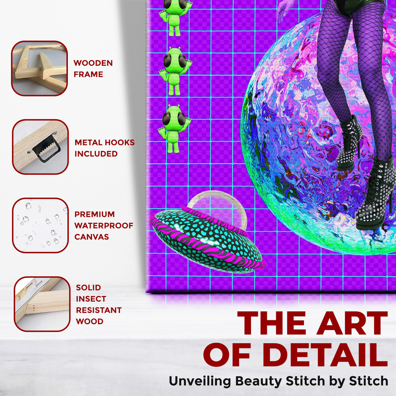 SPACE TRAVELLER DECOR CANVAS