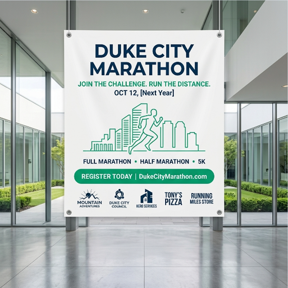 Double-Sided Vinyl Banners
