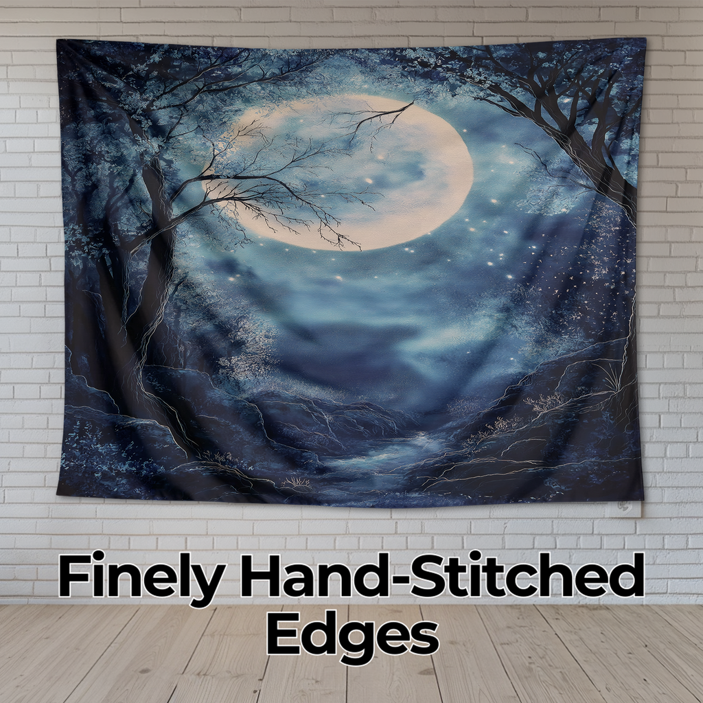 ETHEREAL MOONLIGHT WALL TAPESTRY