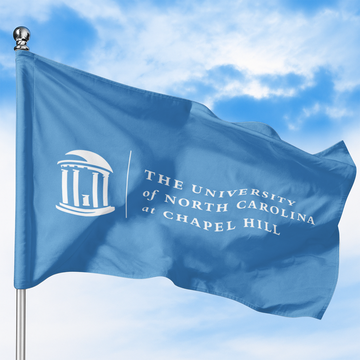 NORTH CAROLINA CHAPEL HILL UNIVERSITY FLAG