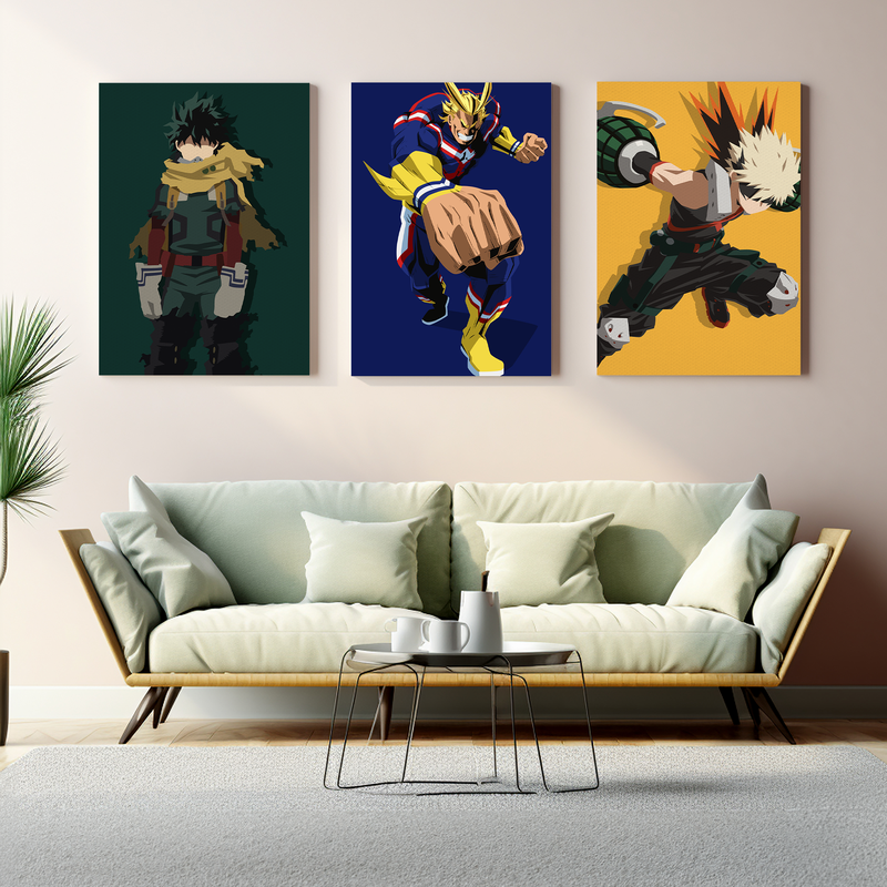MY HERO ACADEMIA WALL CANVAS