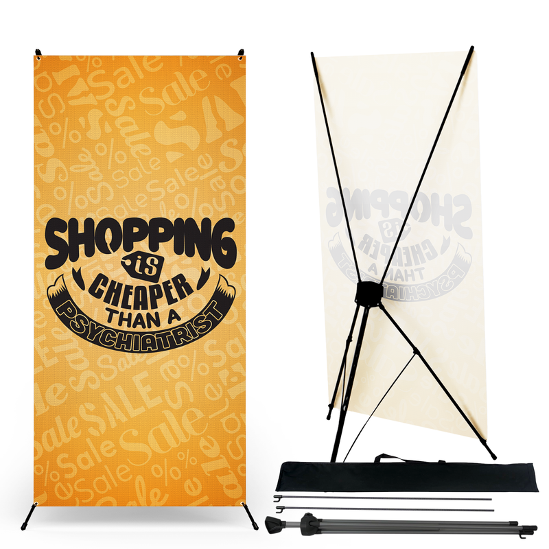 SHOPPING CURE X-BANNER