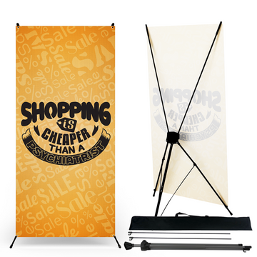 SHOPPING CURE X-BANNER