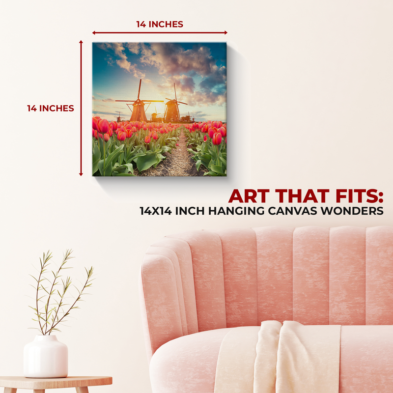 TULIP FIELD CANVAS