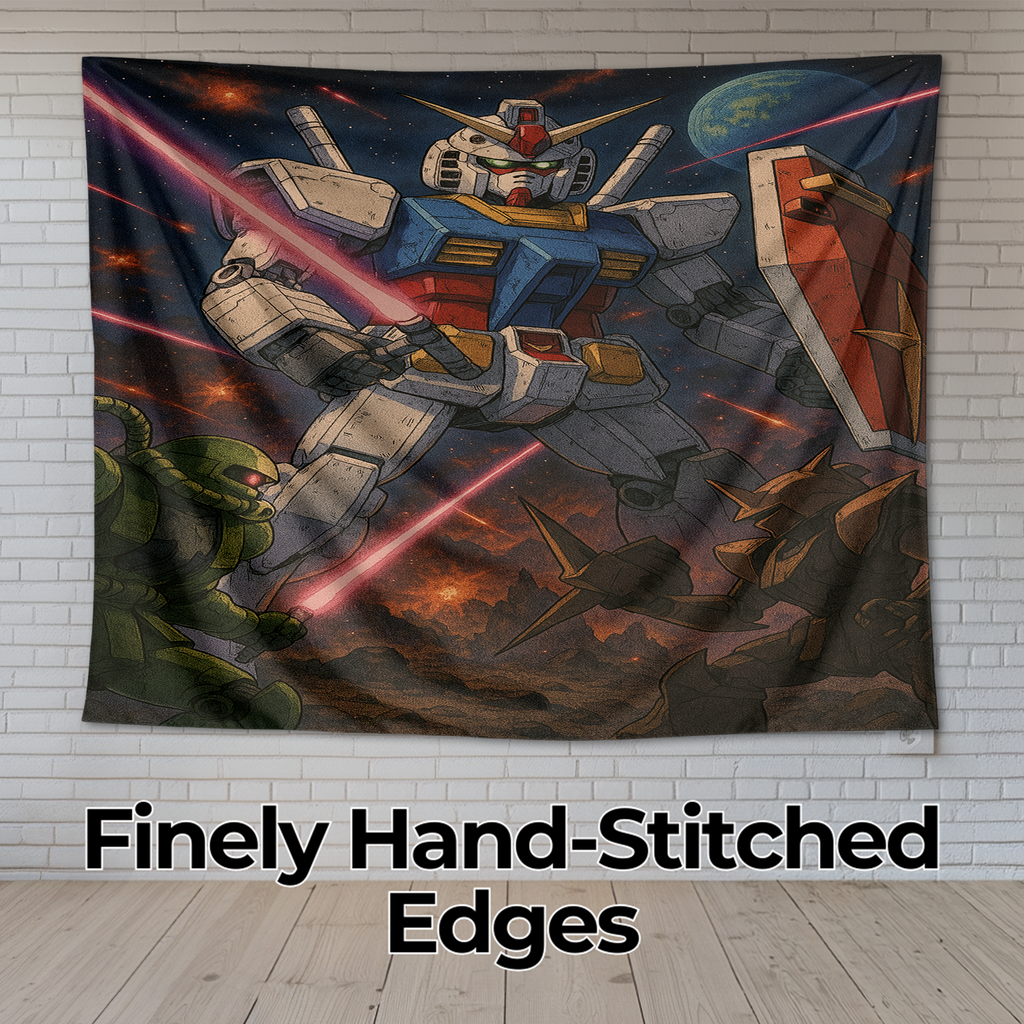 GUNDAM'S GALACTIC WARFARE WALL TAPESTRY