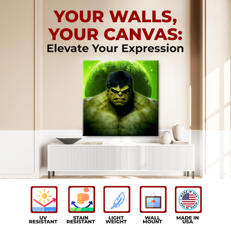 HULK WALL CANVAS DECOR