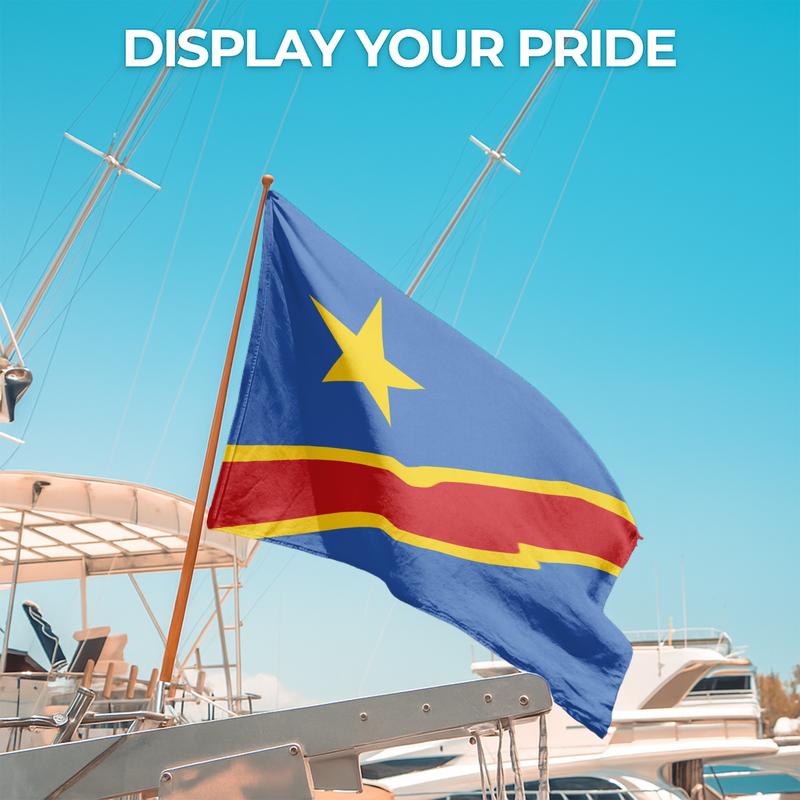 DEMOCRATIC REPUBLIC OF THE CONGO FLAG