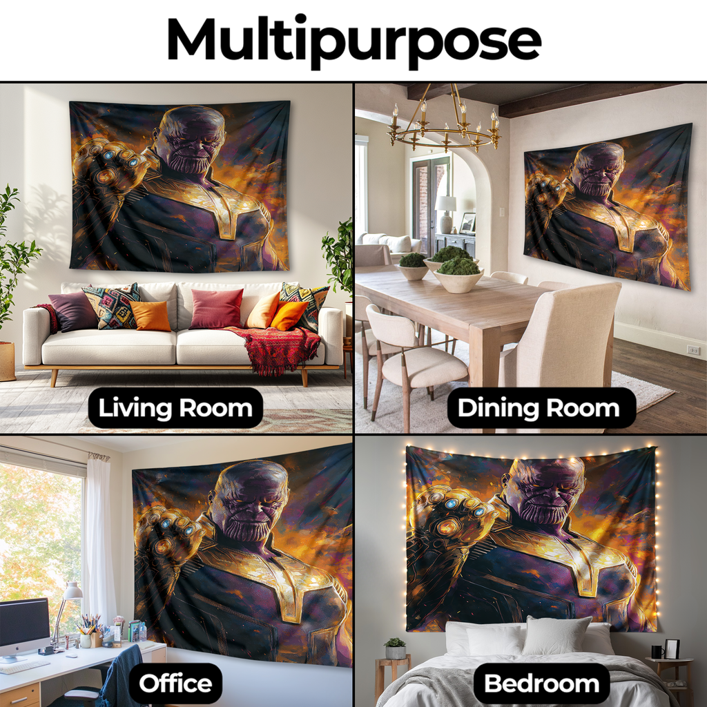 THANOS' SNAP: HALF THE UNIVERSE WALL TAPESTRY