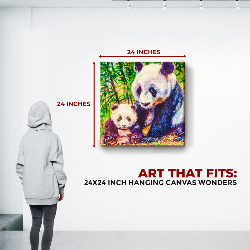 PANDAS DECOR CANVAS