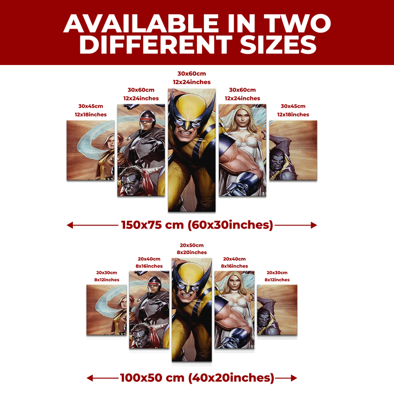 WOLVERINE & X-MEN WALL CANVAS