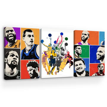 NBA PLAYERS WALL CANVAS
