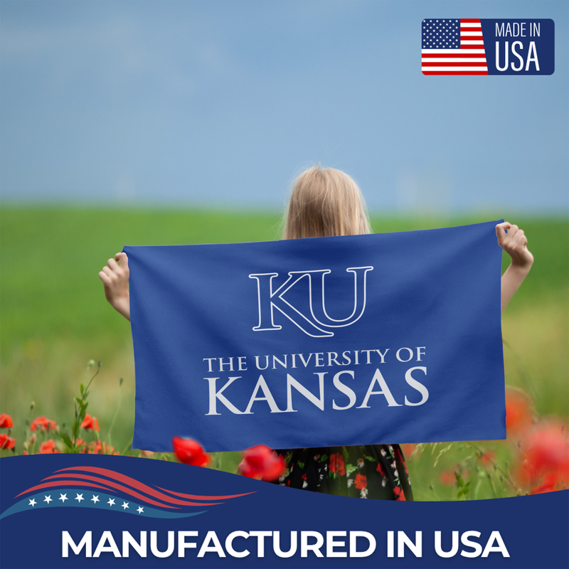 KANSAS UNIVERSITY FLAG